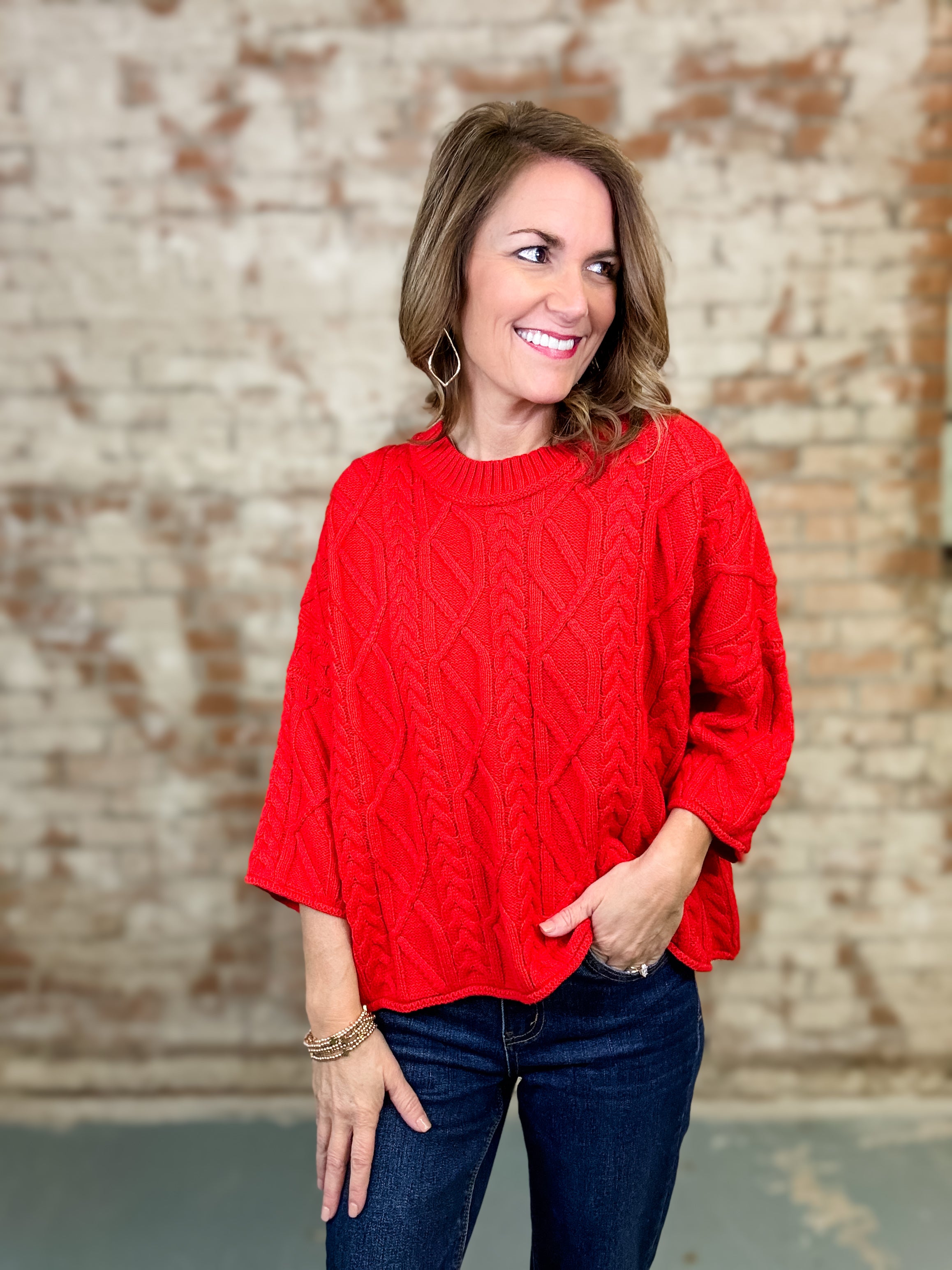 Rosie Cable Knit Sweater