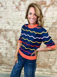 THML Staci Mock Neck Sweater