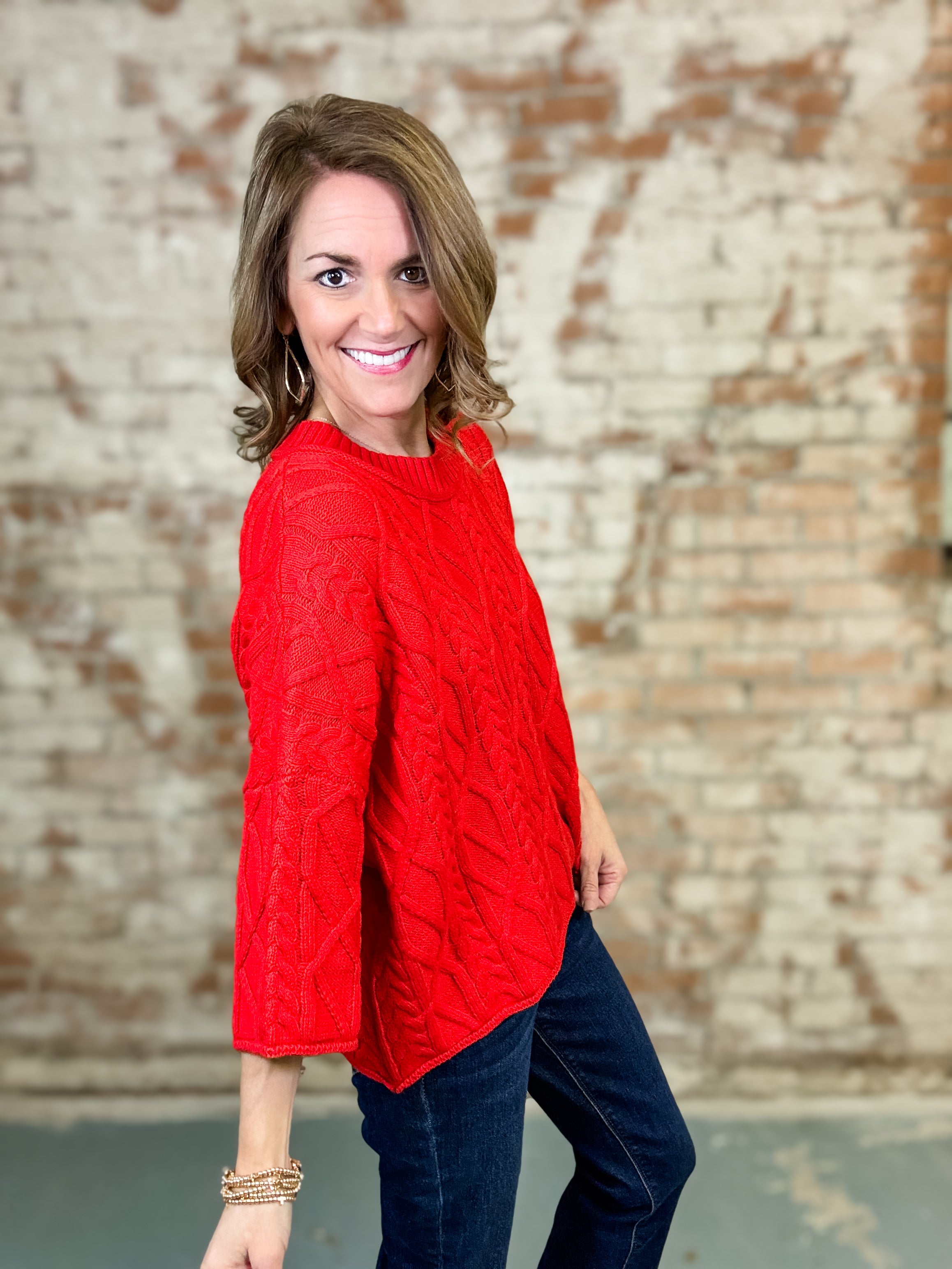 Rosie Cable Knit Sweater