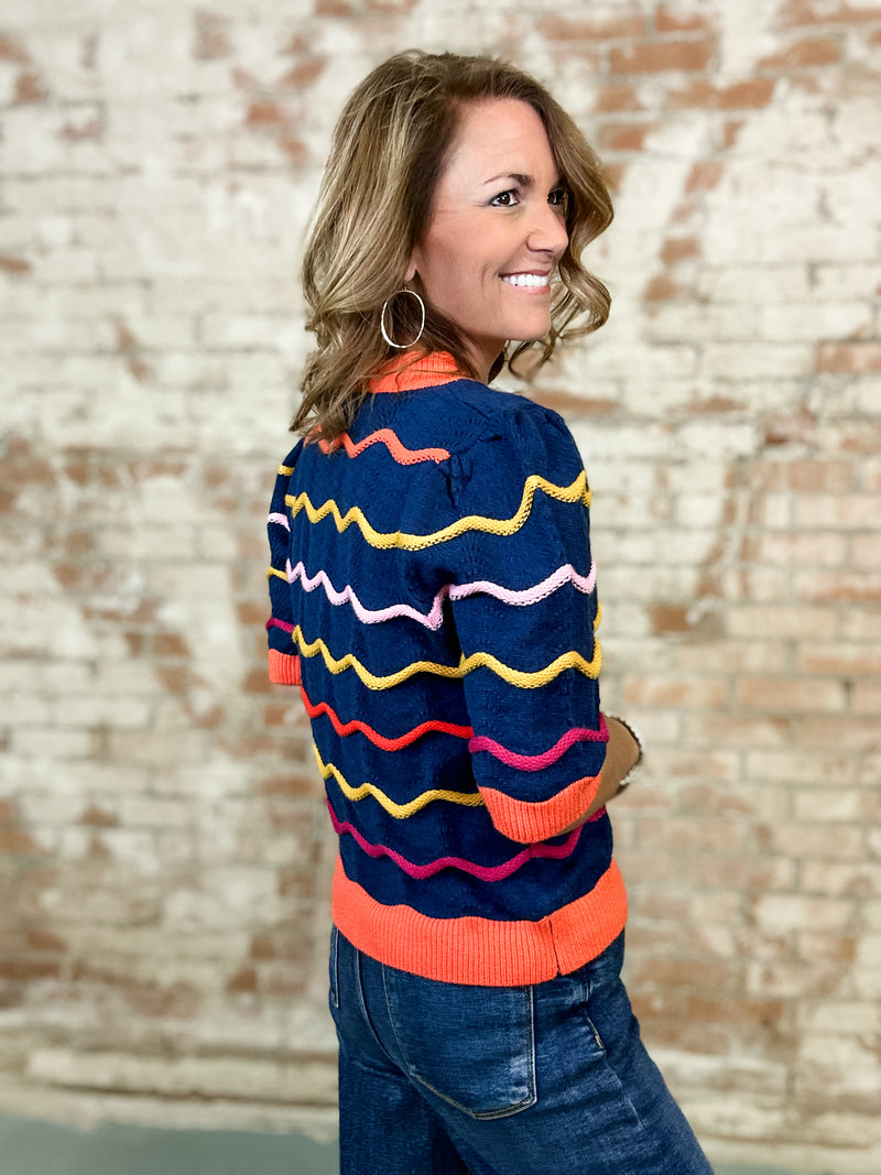 THML Staci Mock Neck Sweater