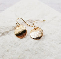 Chaney Disc Drop Earrings
