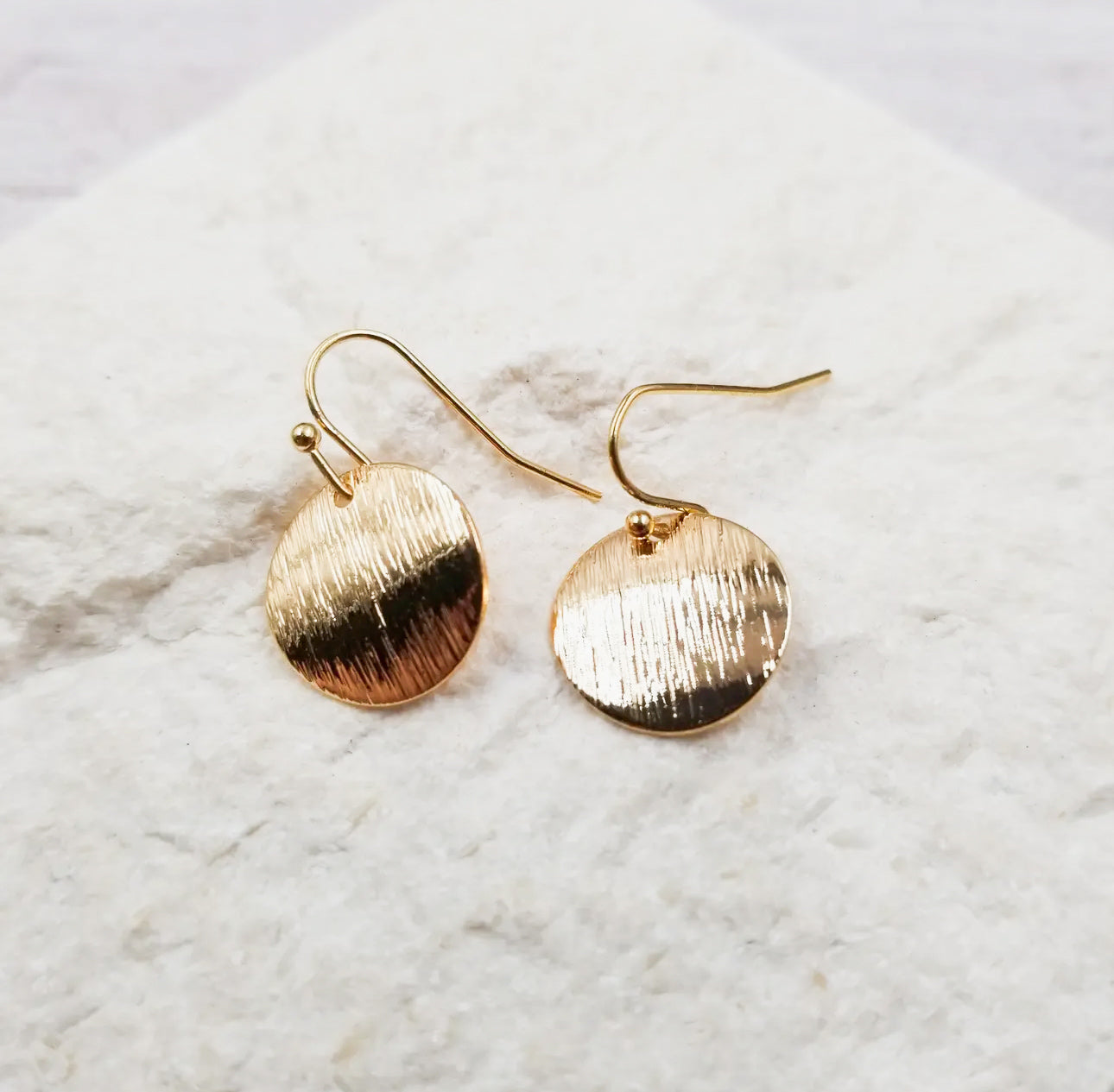 Chaney Disc Drop Earrings