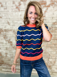 THML Staci Mock Neck Sweater