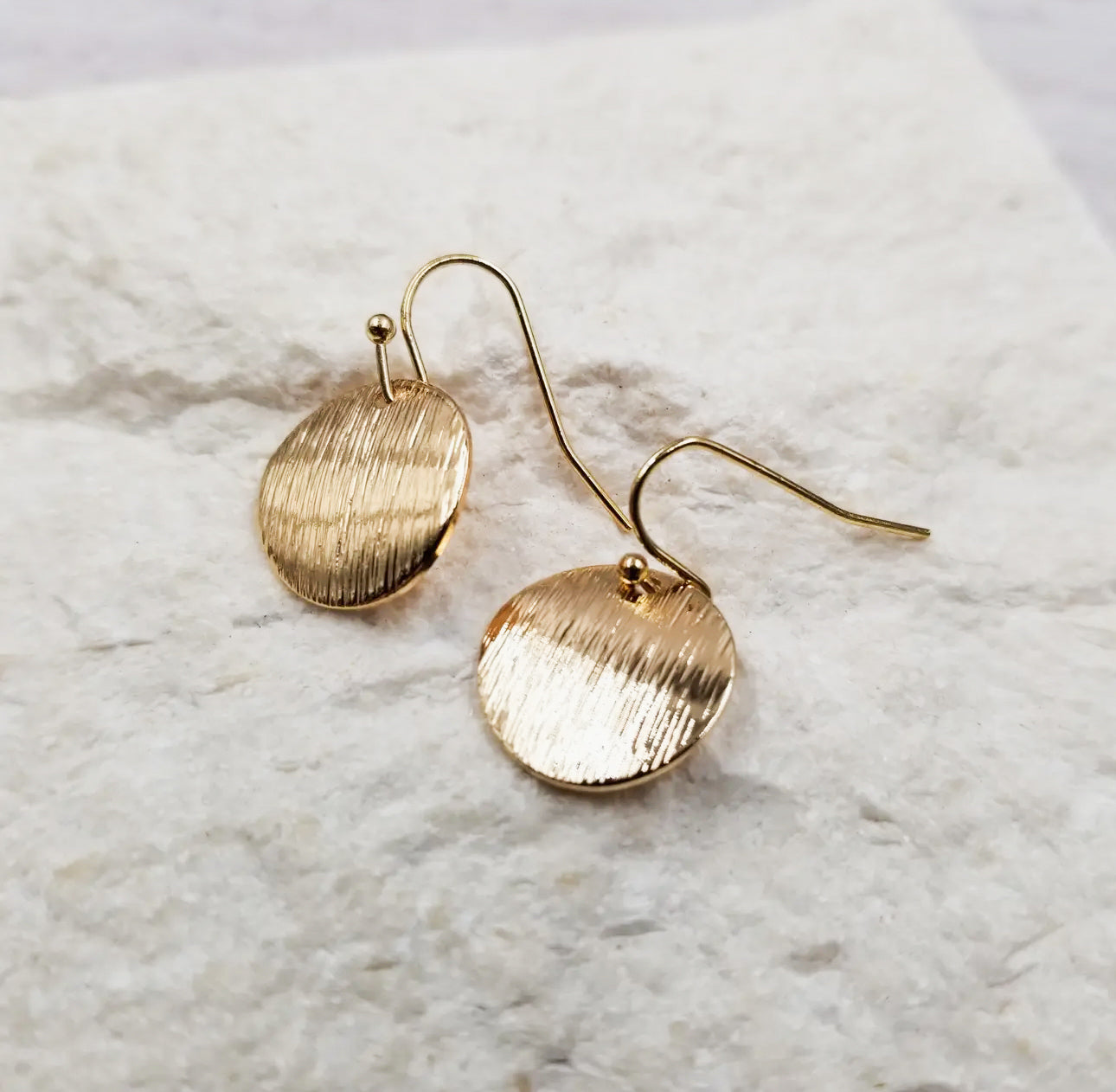 Chaney Disc Drop Earrings