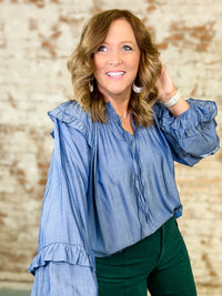 Lumi Peasant Style Top