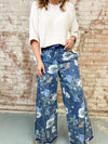 Graham Floral Denim Pants