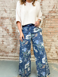 Graham Floral Denim Pants
