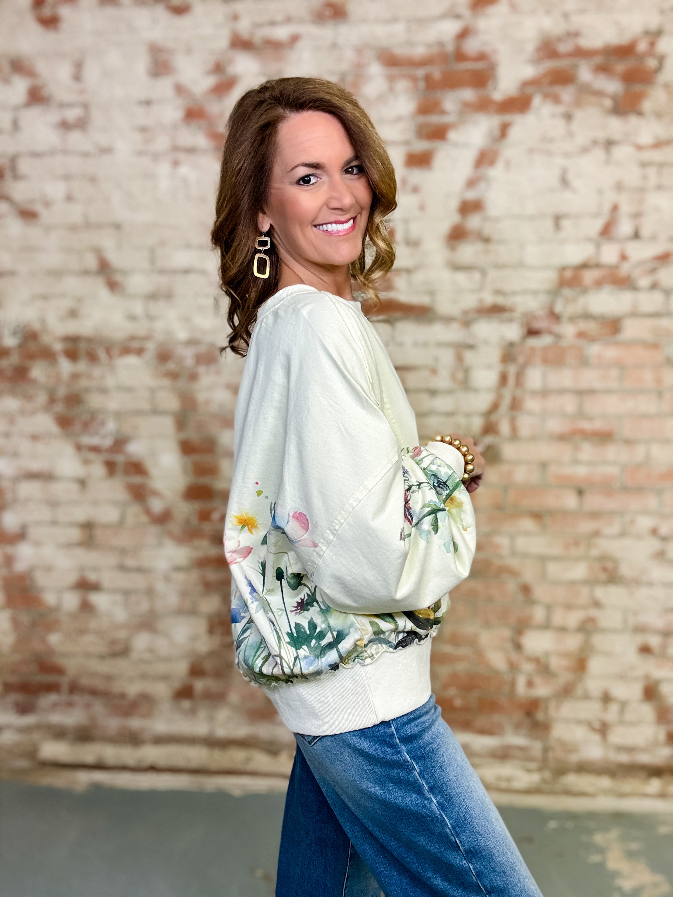 Marcia Floral Pullover Top