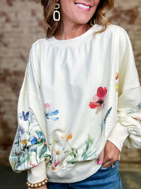 Marcia Floral Pullover Top
