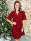 Diamond Flannel Dress