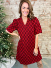 Diamond Flannel Dress