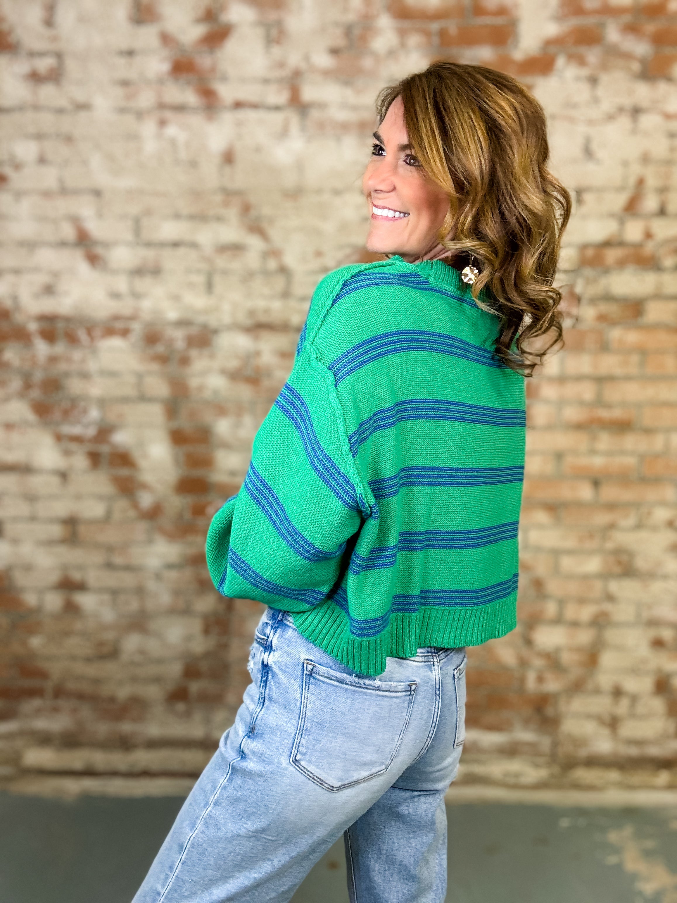 Callie Striped Sweater