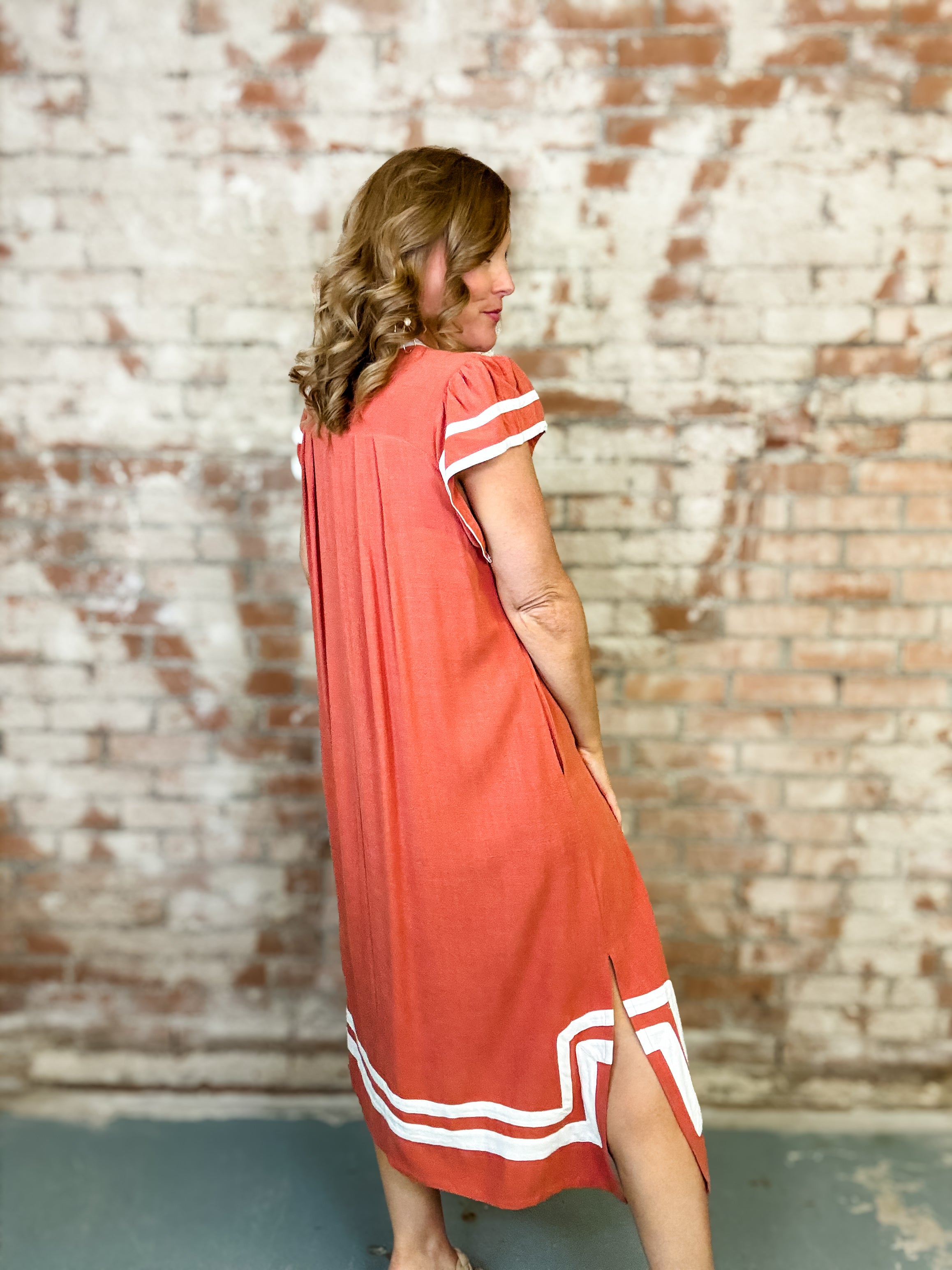 Tai Linen Midi Dress