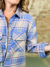 Mandy Plaid Button Down Top