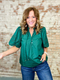 Kari Eyelet Embroidery Top