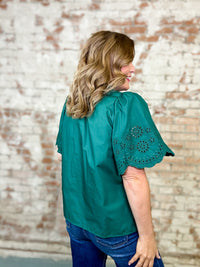 Kari Eyelet Embroidery Top