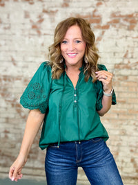Kari Eyelet Embroidery Top