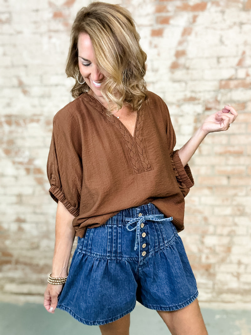 Rosa Braid Detail Top