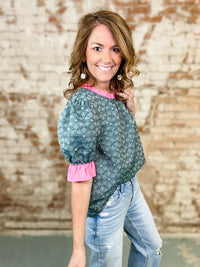 Kehlani Ruffled Floral Top