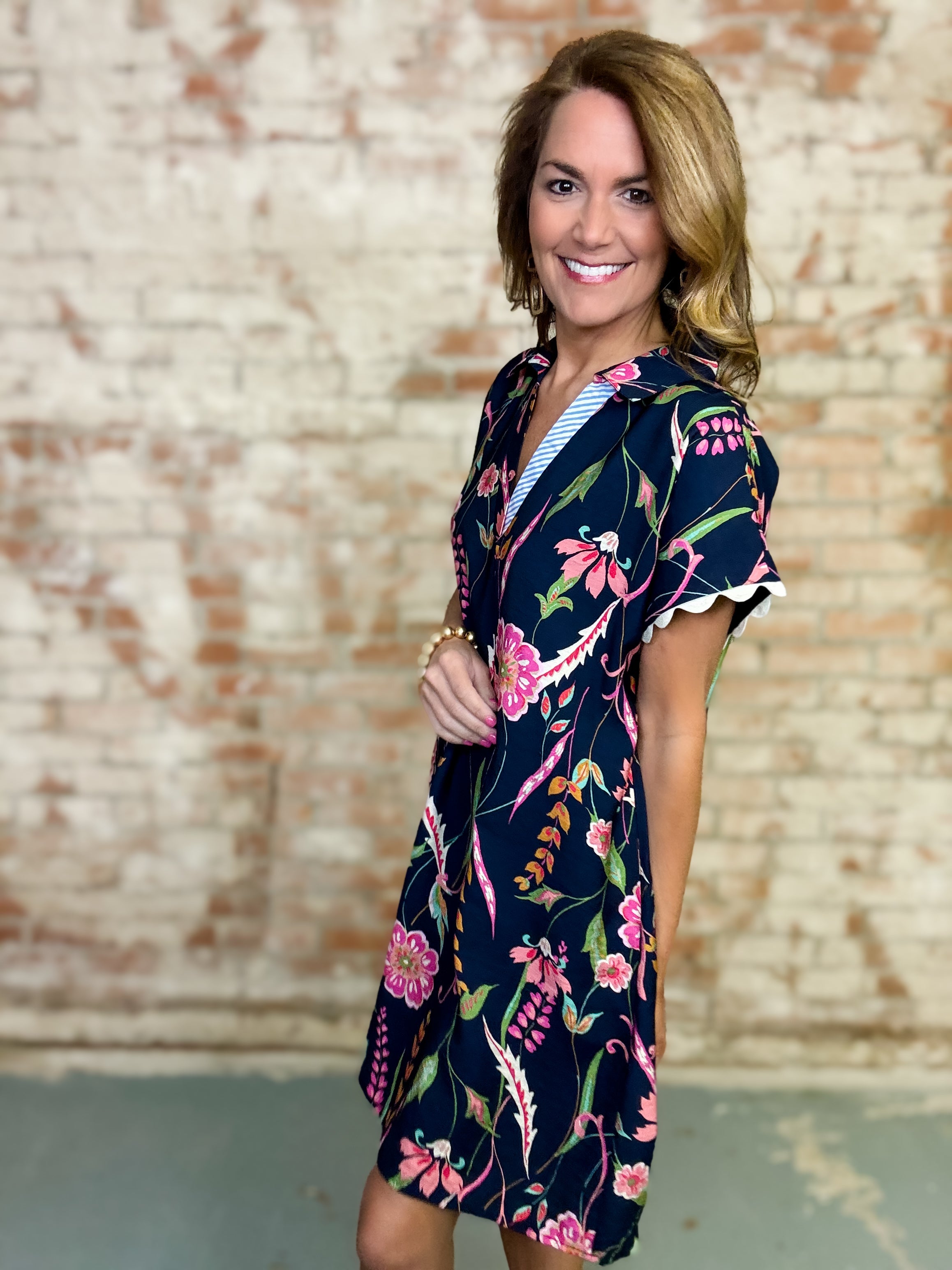 THML Milo Floral Dress