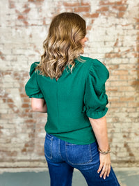 Blaine Ruched Sleeve Top