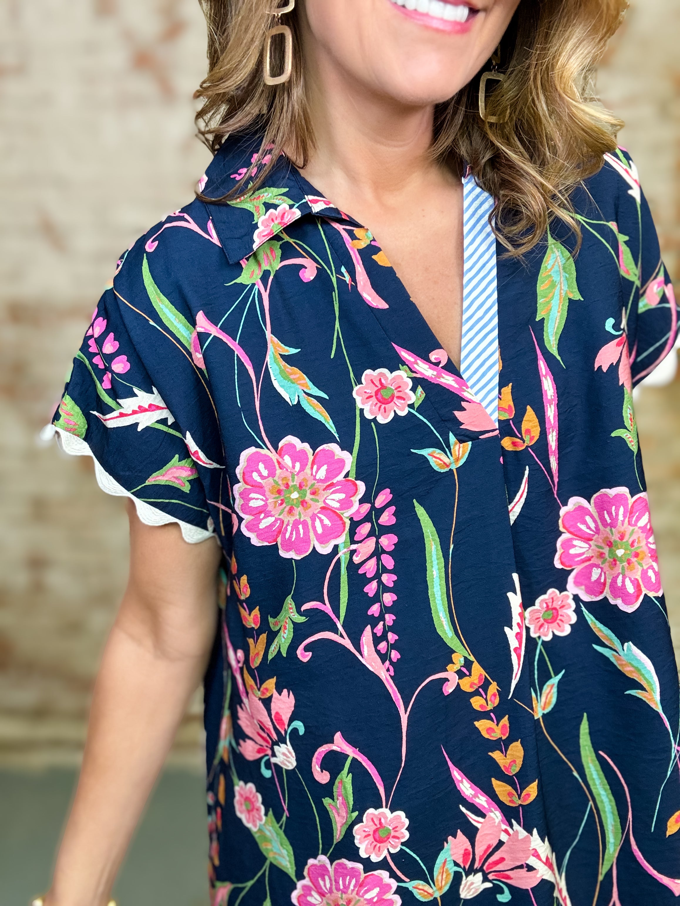 THML Milo Floral Dress