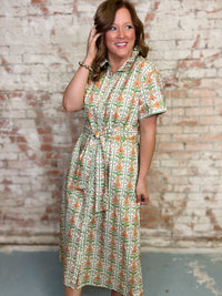 Katherine Floral Midi Dress