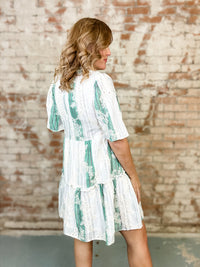 Maelin Tiered Stripe Dress