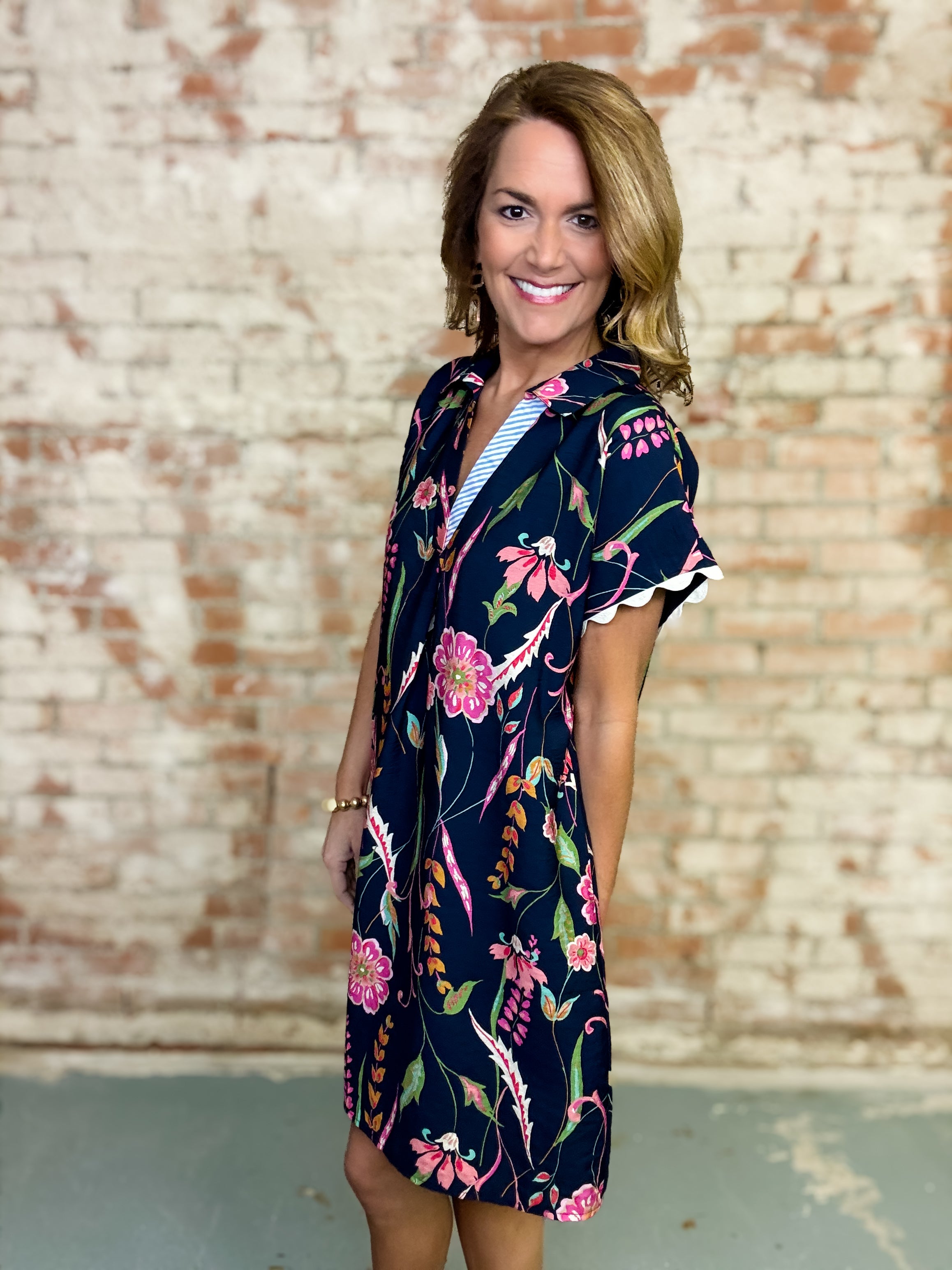 THML Milo Floral Dress