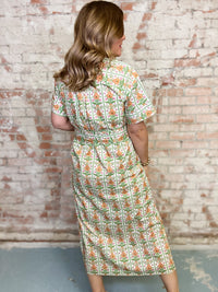 Katherine Floral Midi Dress