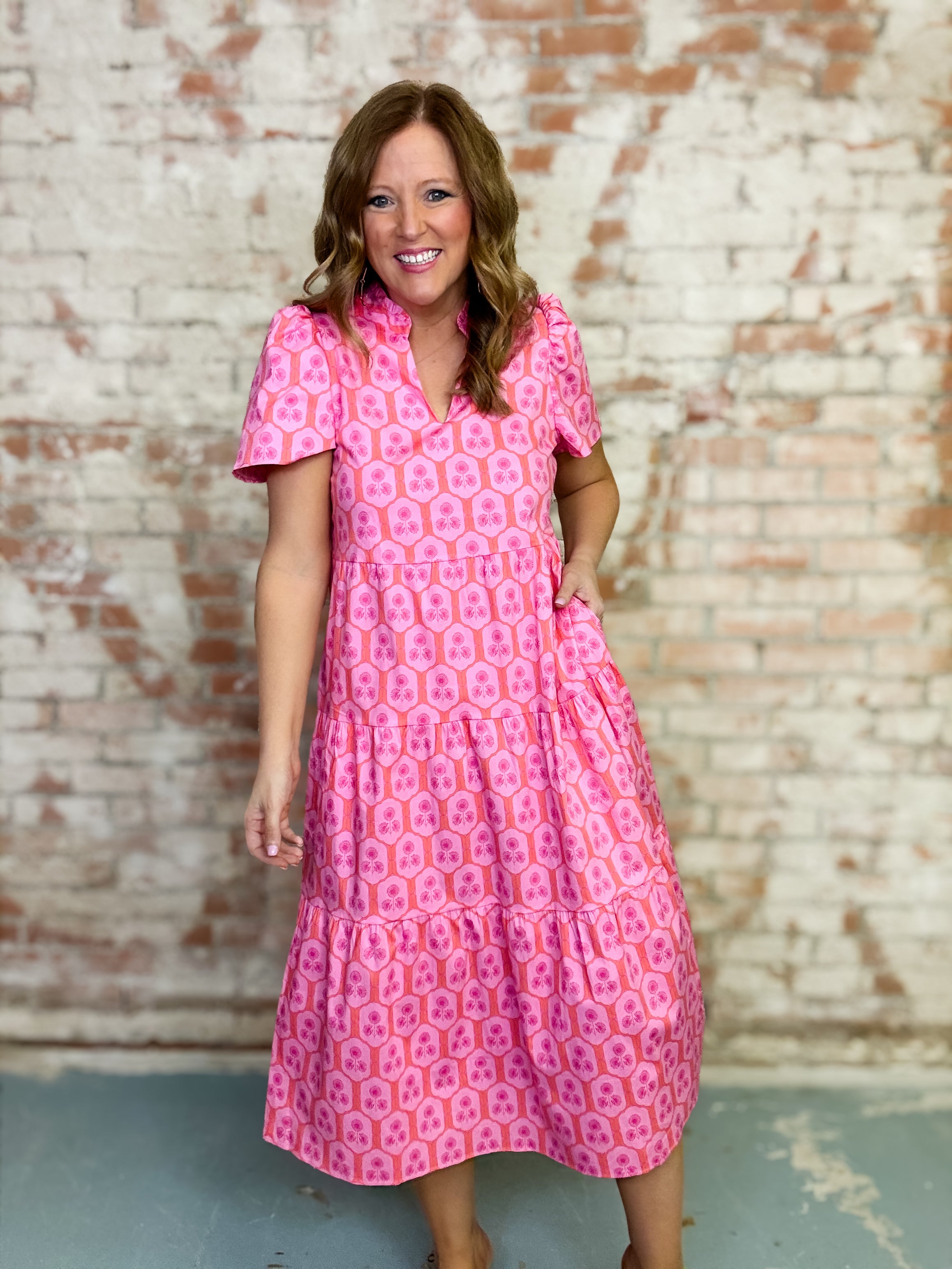 Hayzel Floral Print Dress