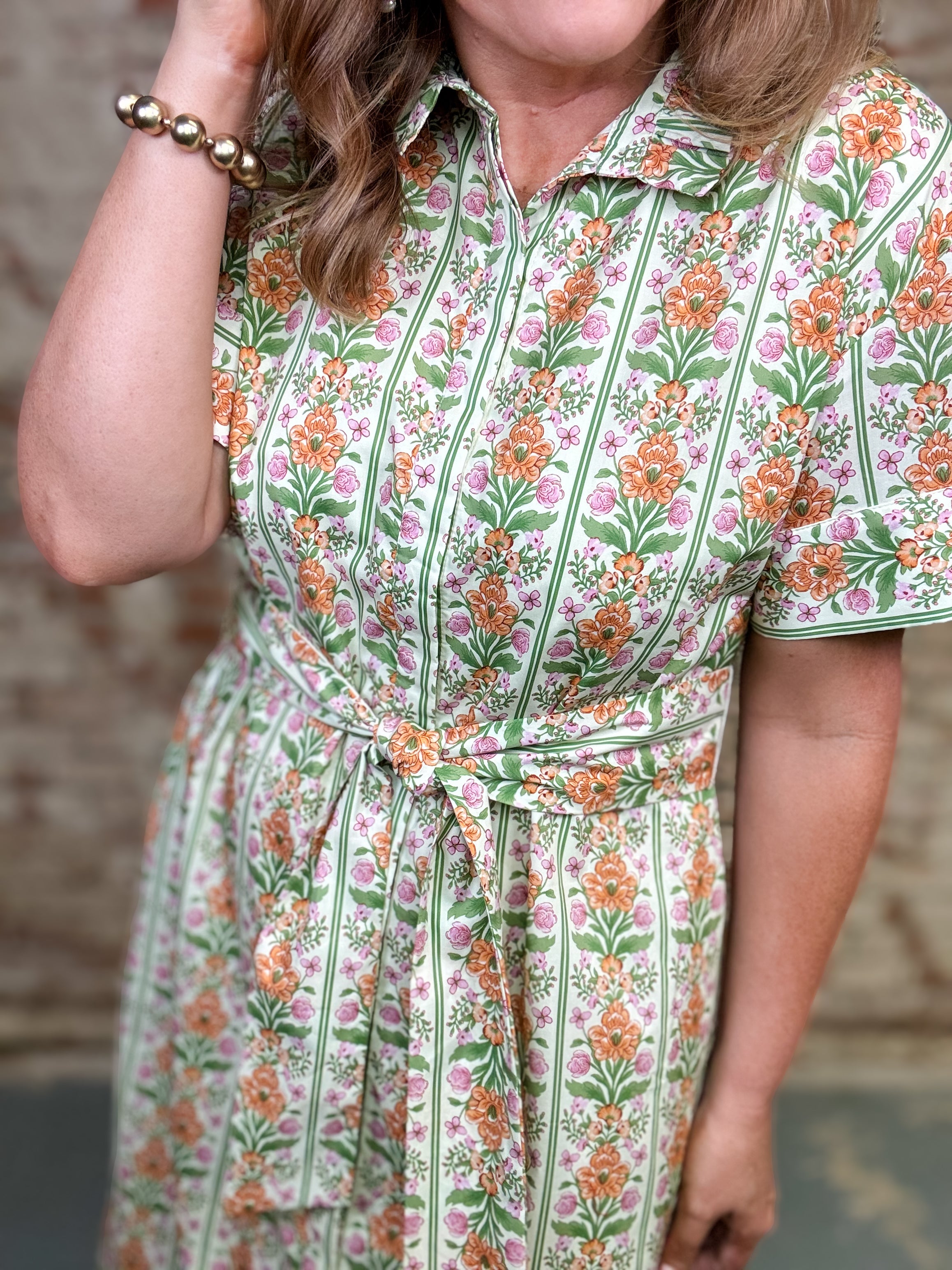 Katherine Floral Midi Dress