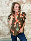 Silvia Floral Print Top