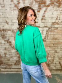 Charlie Raw Edge Washed Top