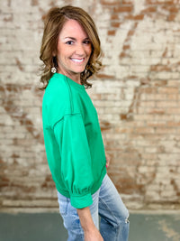 Charlie Raw Edge Washed Top