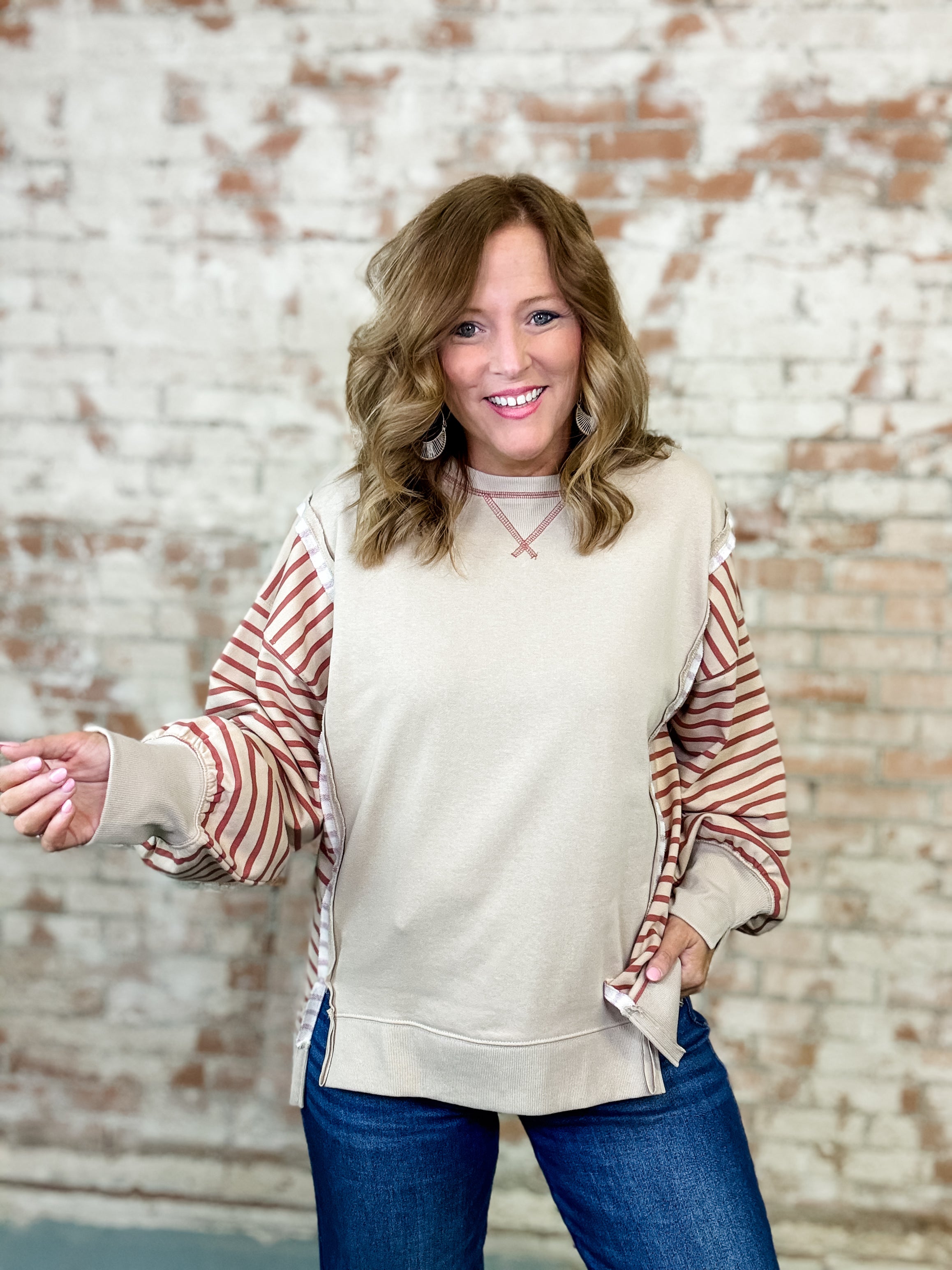 Thornton Stripe Knit Top