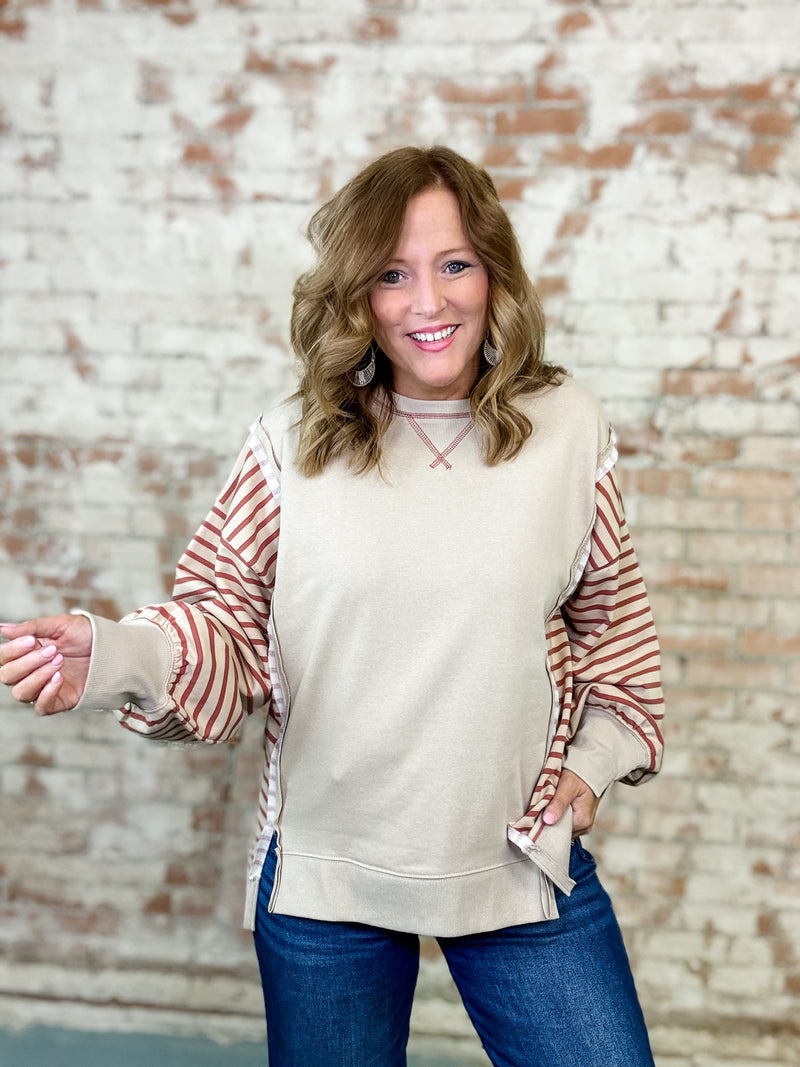 Thornton Stripe Knit Top