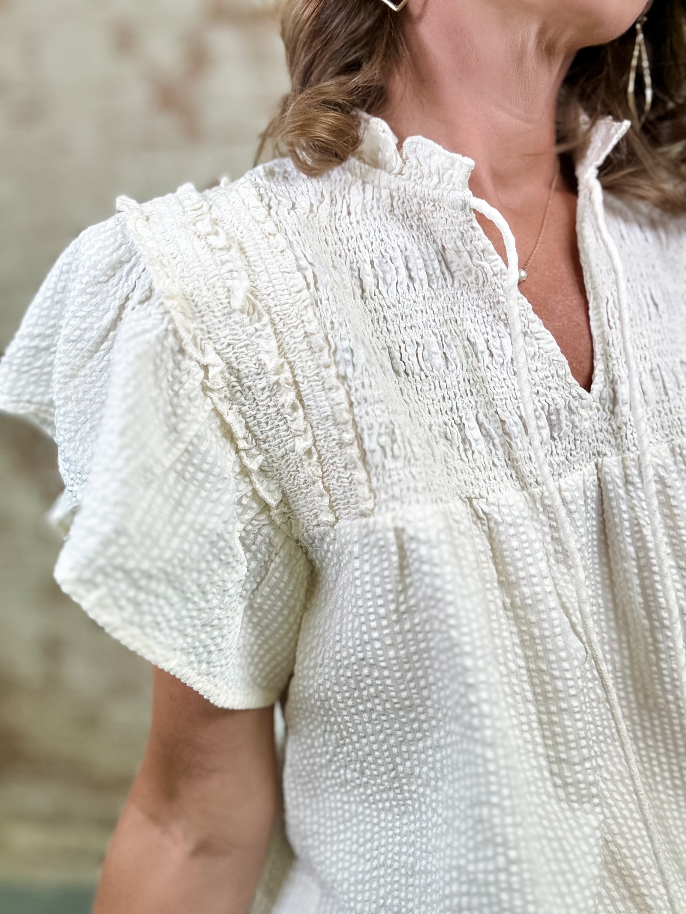 THML Jasmine Textured Top