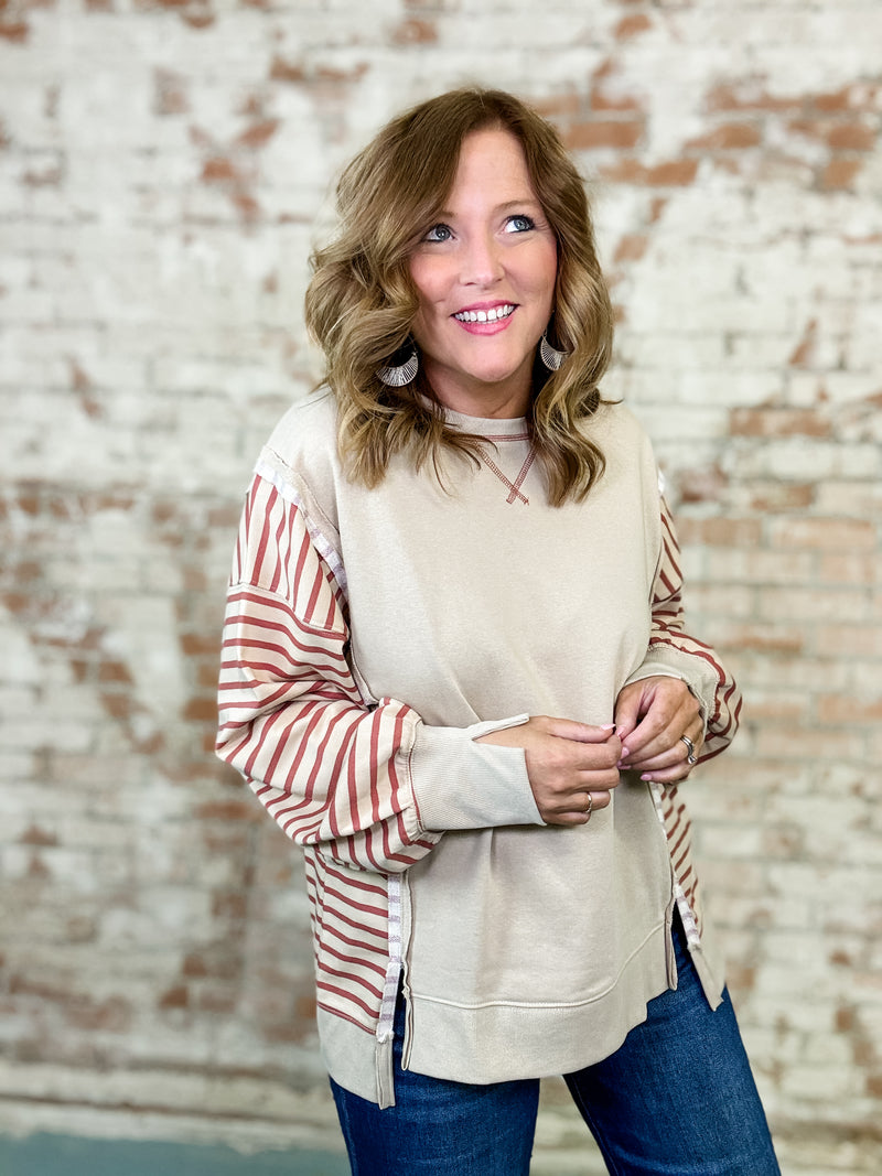 Thornton Stripe Knit Top