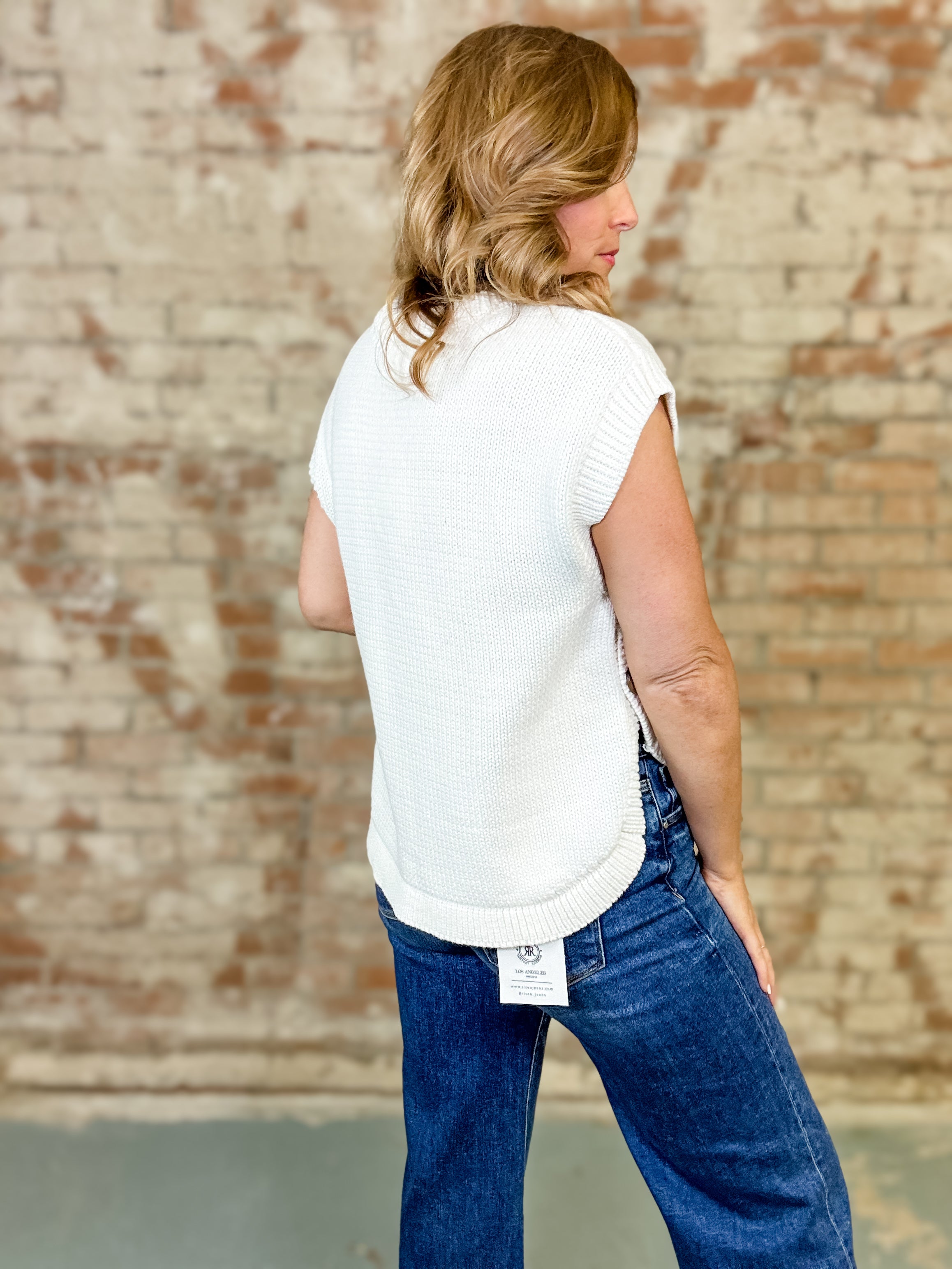 Luca Side Button Sweater Top