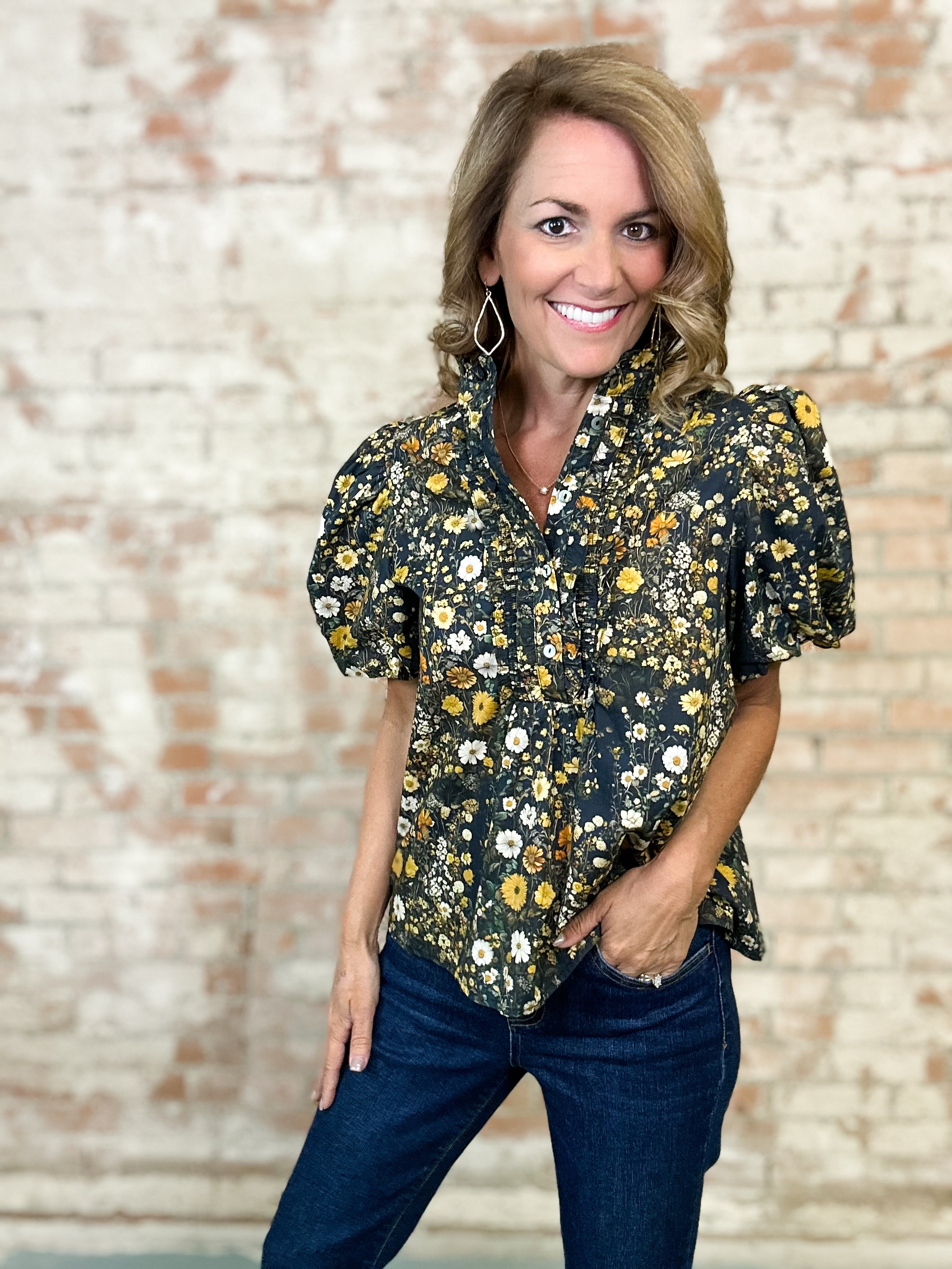 Patty Ruffle Band Top