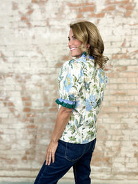 Amy Ruffle Band Top