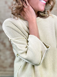 Kyra Mineral Washed Knit Top