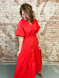 Sasha Tiered Midi Dress