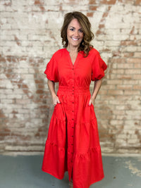 Sasha Tiered Midi Dress