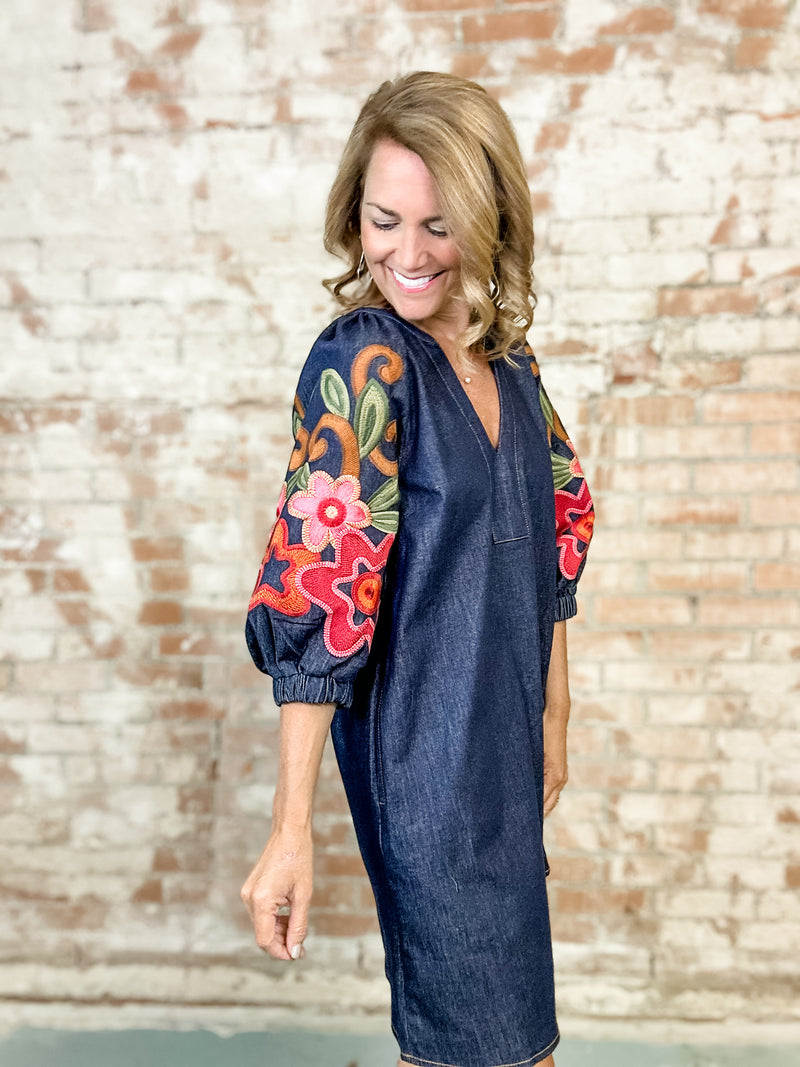 THML Britt Denim Dress