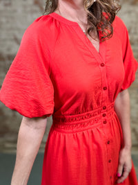 Sasha Tiered Midi Dress