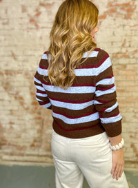 THML Larinda Stripe Sweater Top