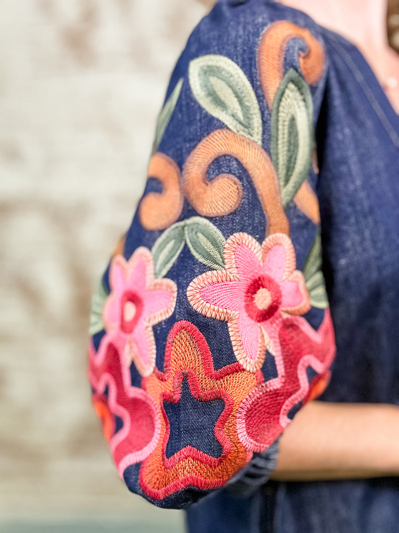 THML Britt Denim Dress