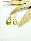 Marilyn Hammered Teardrop Earrings